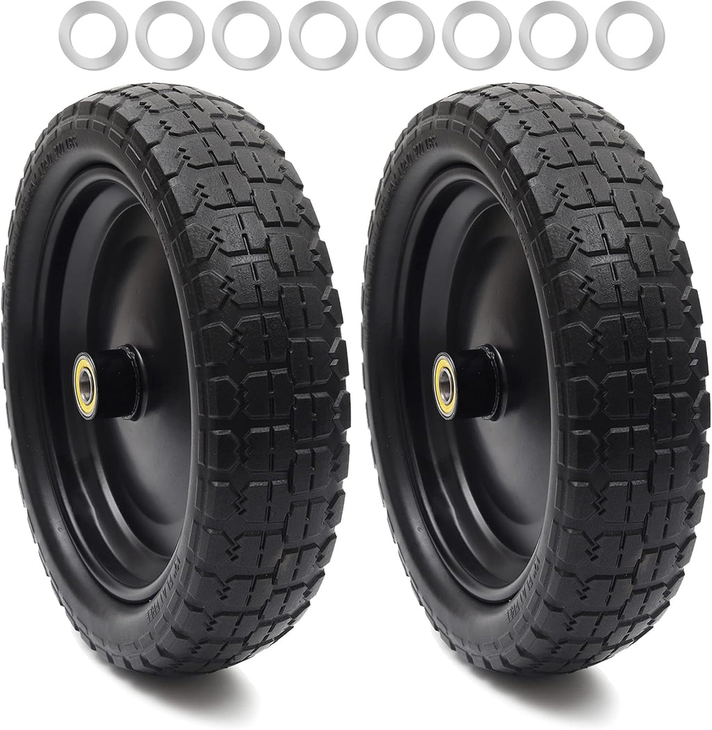 13'' Solid Polyurethane Flat-Free Tire and Wheel Assemblies Z2080