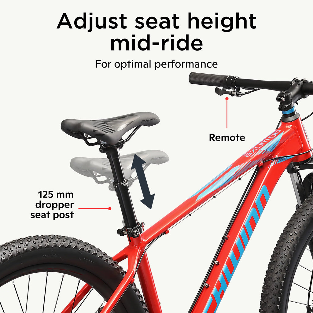 29 inch Mens Mountain Bike, 19 inch Frame Adult Bicycle, Red G30728