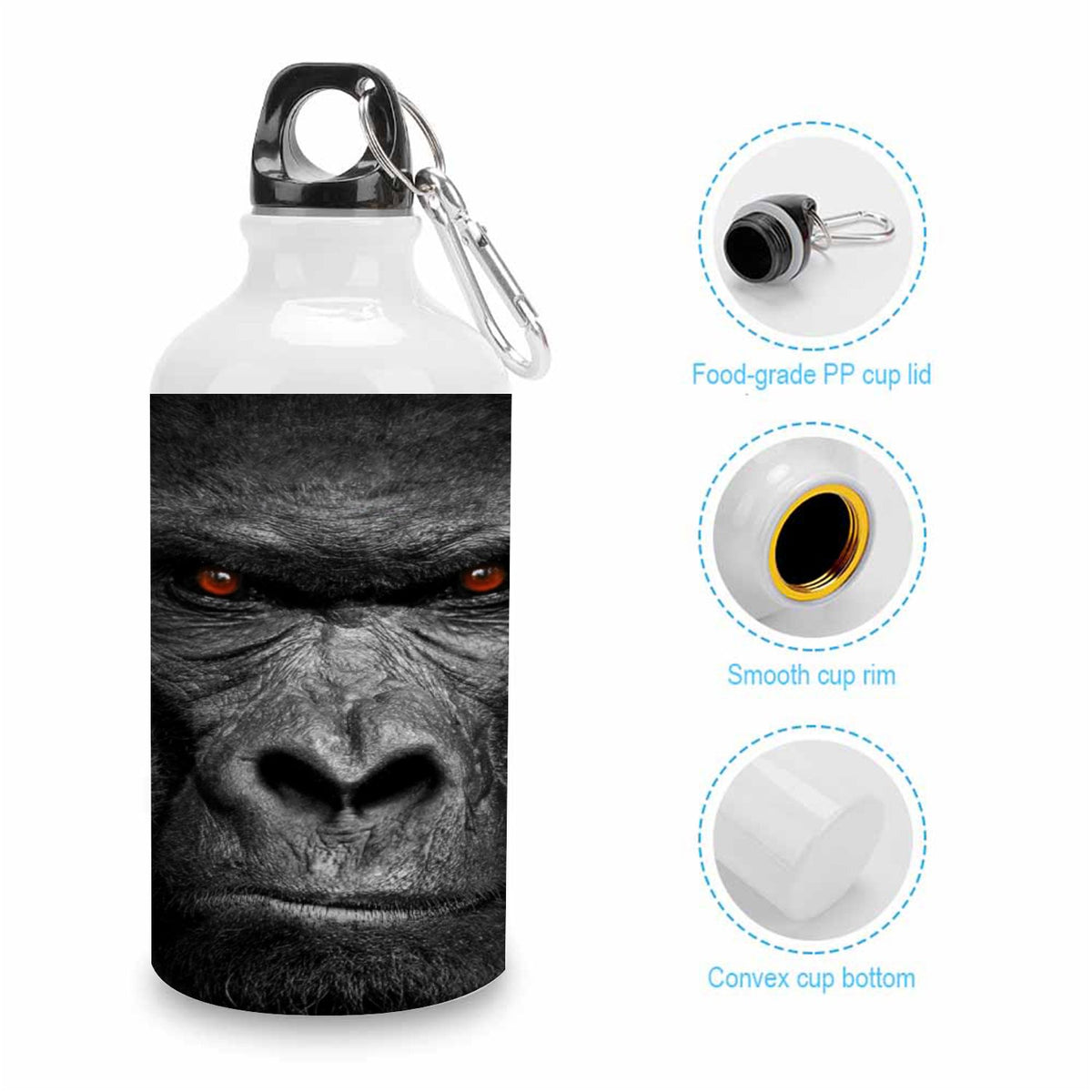 400ml Sport Aluminum Water Bottle with Twist Cap T358525