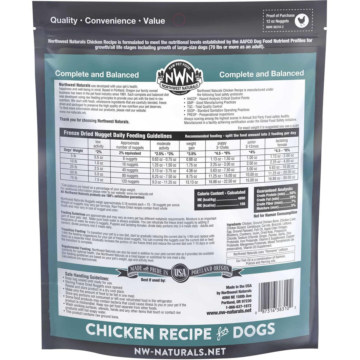 Freeze-Dried Raw Dog Food Y798