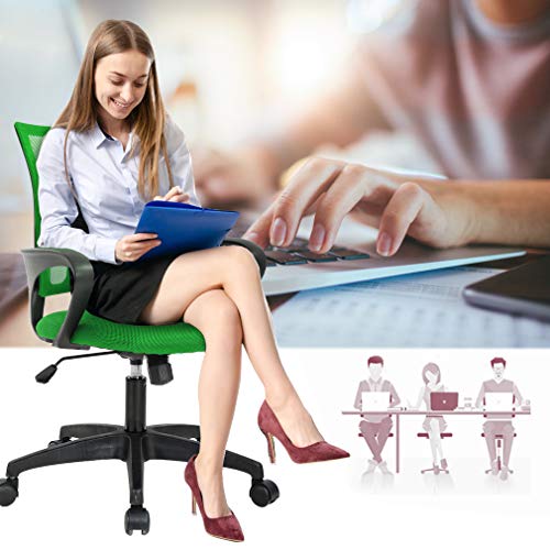 Black Ergonomic Mesh Office Chair with Lumbar Support and Armrest Z98152