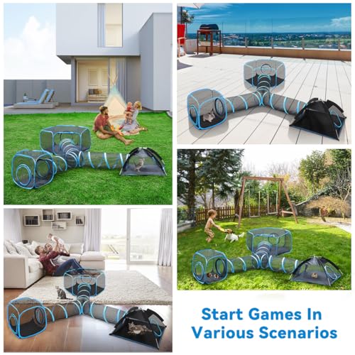 Portable Mesh Cat Enclosure with Carry Bag Y866