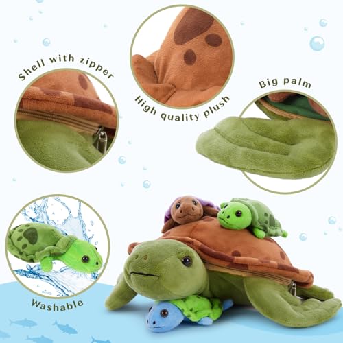 23" 5-in-1 Shark Stuffed Animal Plush Set M2048