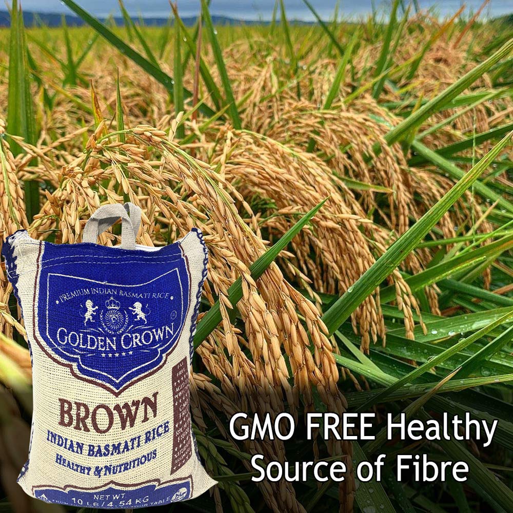 Brown Indian Basmati Rice 10 Lb H1985