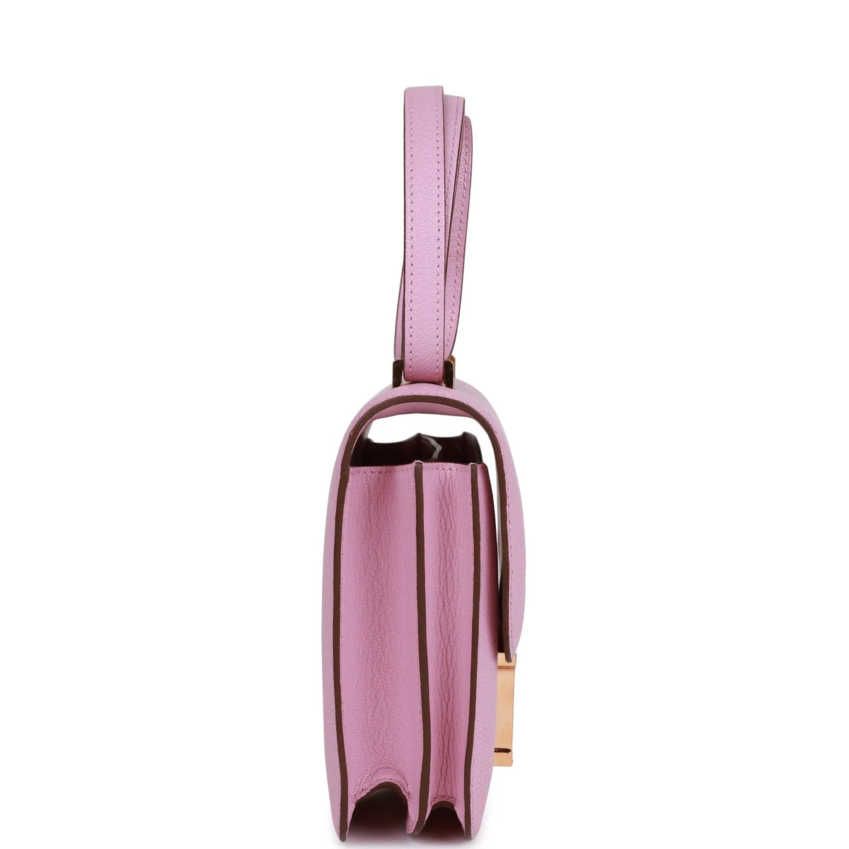 Mauve Sylvestre Chevre Rose Gold Hardware Bag T1315