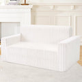 Beige 2-in-1 Folding Sofa Bed with Armrest H33365