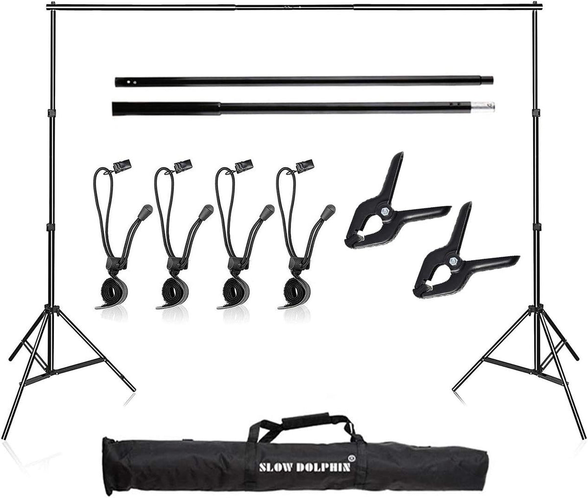 Adjustable Backdrop Support System Kit with Carry Bag R9091