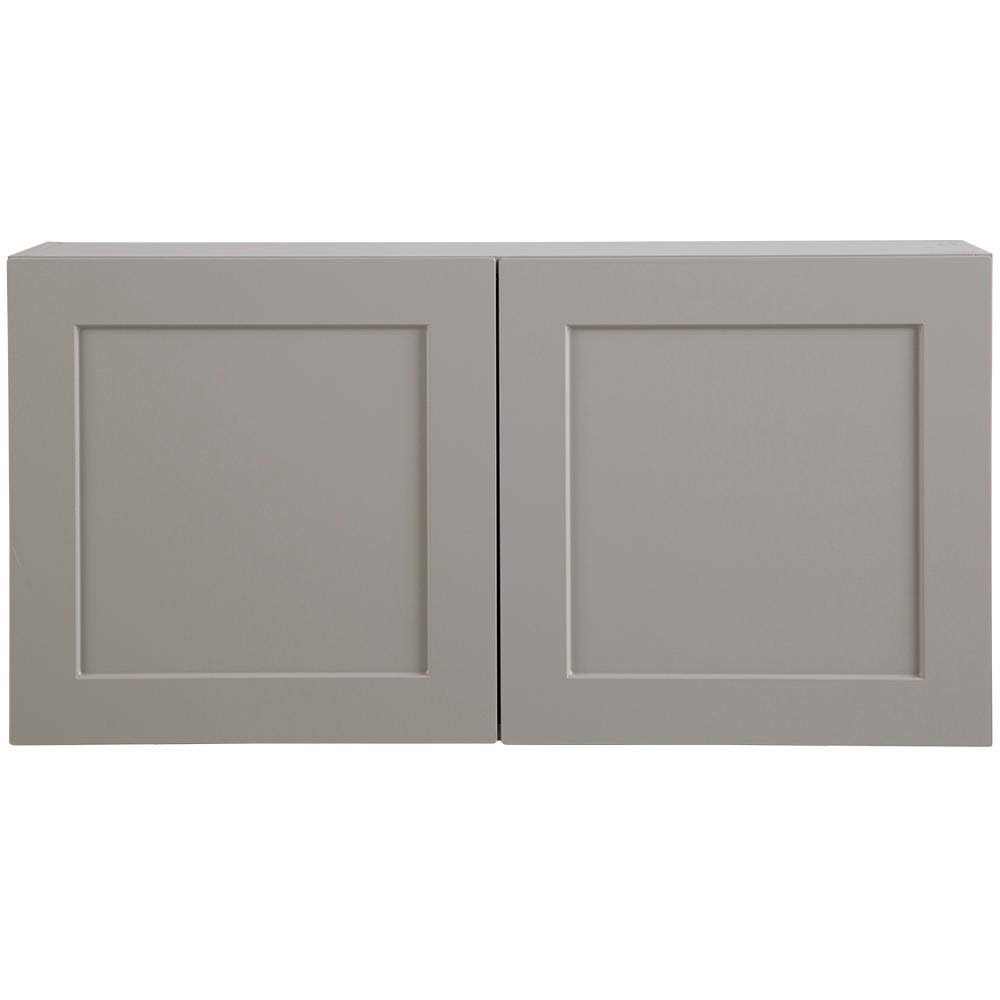 36x18x12.5 in. Gray Wall Cabinet U7985