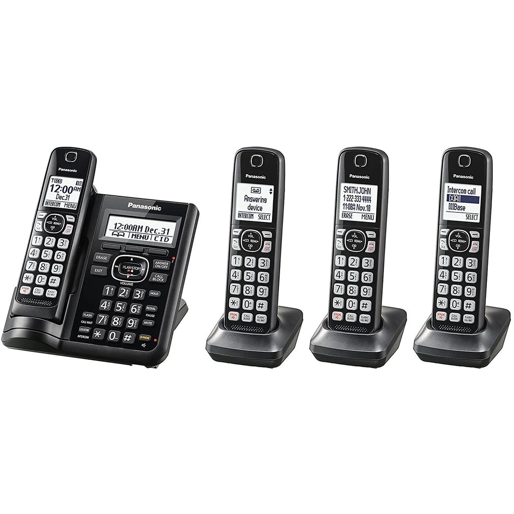 Cordless Phones with Answering Machine - 4 Handsets P1958