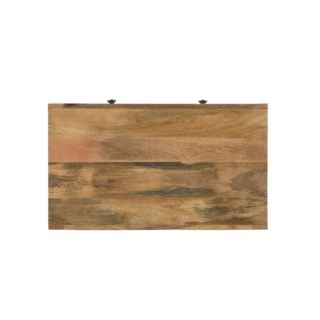 Natural Brown Mango Wood 2 Door 2 Drawer Cabinet M11235