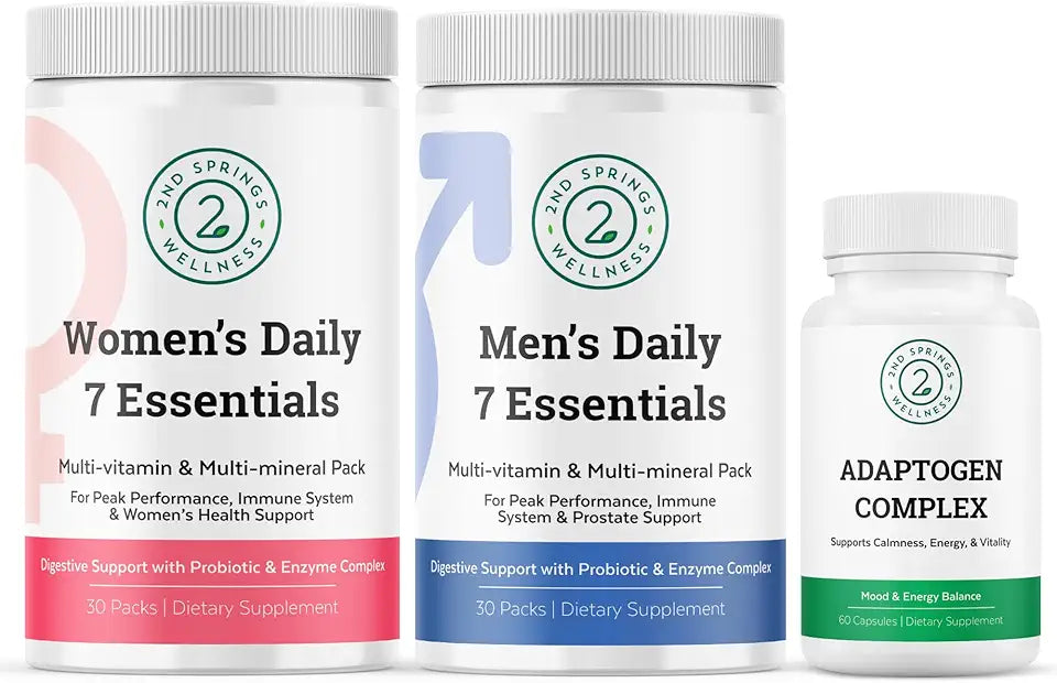 Daily 7 Essentials + Adaptogen Complex Multivitamins V347506