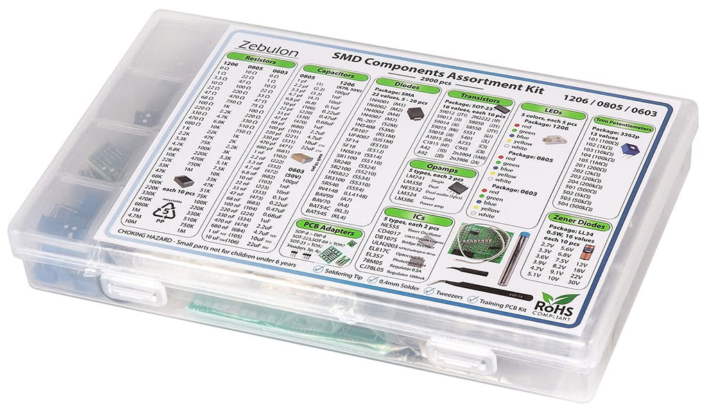 2900 pcs SMD Component Assortment Kit I94904