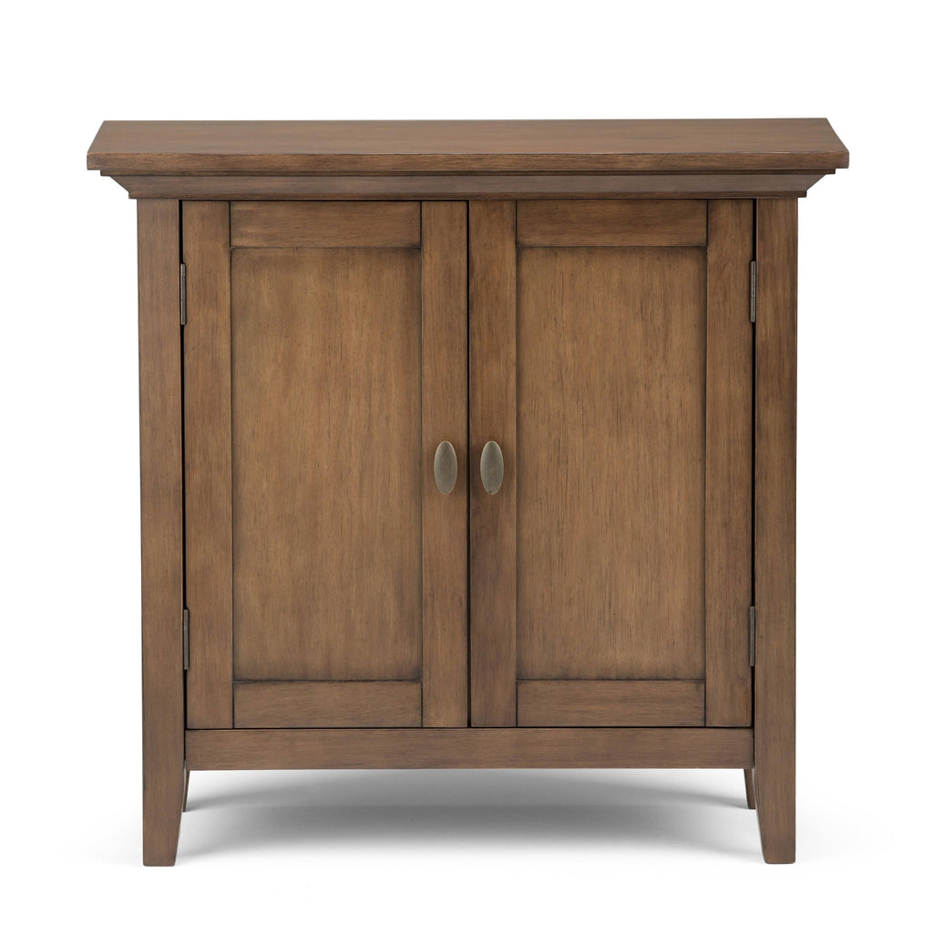Solid Wood Low Storage Cabinet Light Golden Brown Z17478