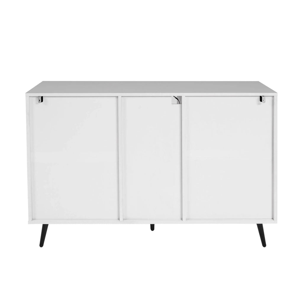 White High Gloss Sideboard Storage Cabinet Q7860