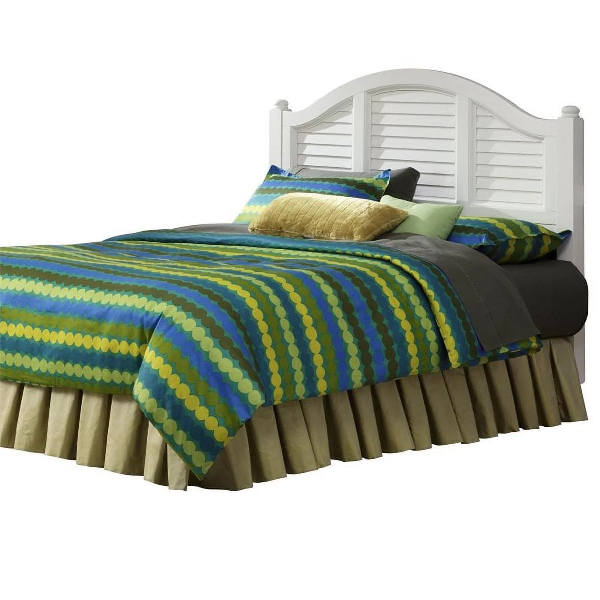 Queen Headboard in Off White Q640457