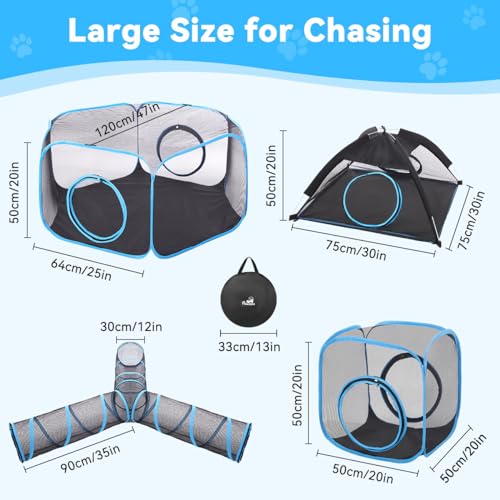 Portable Mesh Cat Enclosure with Carry Bag Y866