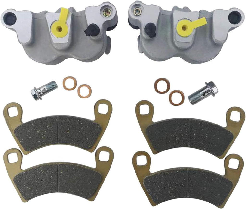 Front Left Right Brake Caliper Set with Pads Pack of 2 I9244