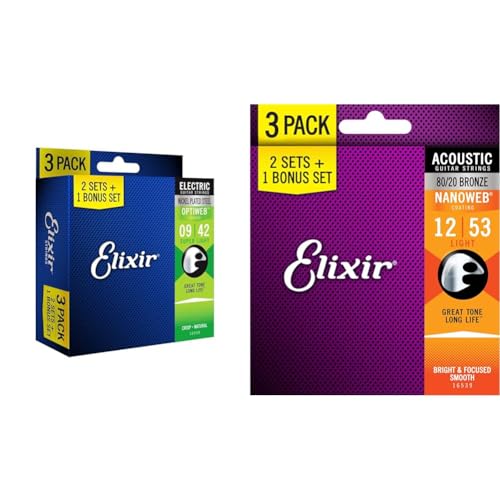Light Coated Nickel Electric Guitar Strings (.010-.046) D567215