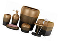 3 Tone Copper Bath Accessories Set of 7 M278796