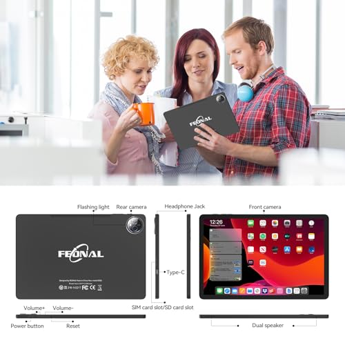 11 inch Android 14 Tablet, 128GB ROM 16GB RAM, 4G LTE, Octa-Core, 21MP Dual Camera, FHD Screen, 7000mAh K80793