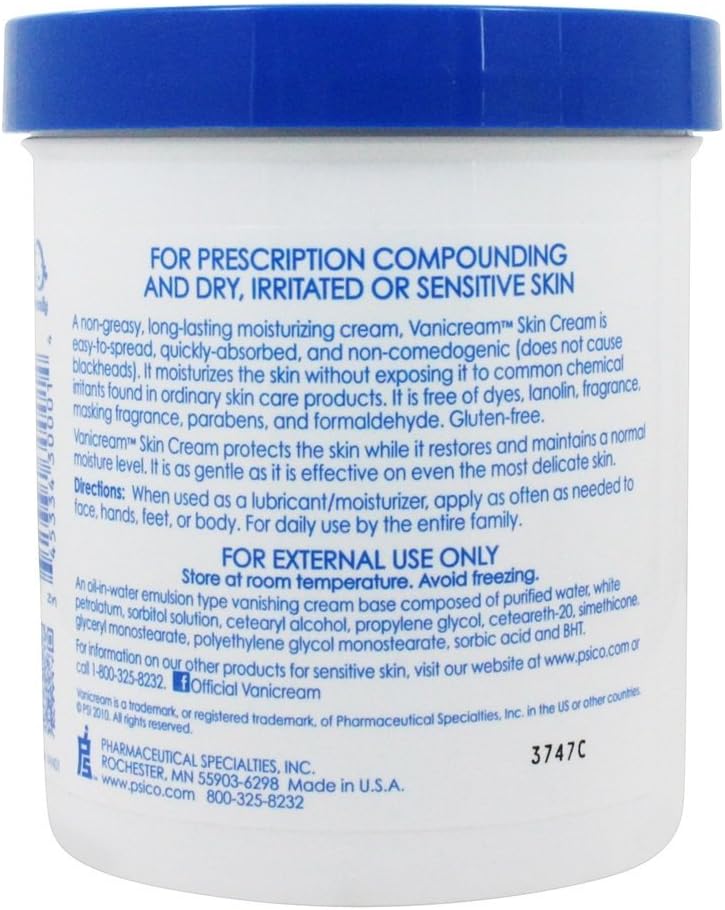 16 Ounces Moisturizing Skin Cream I893