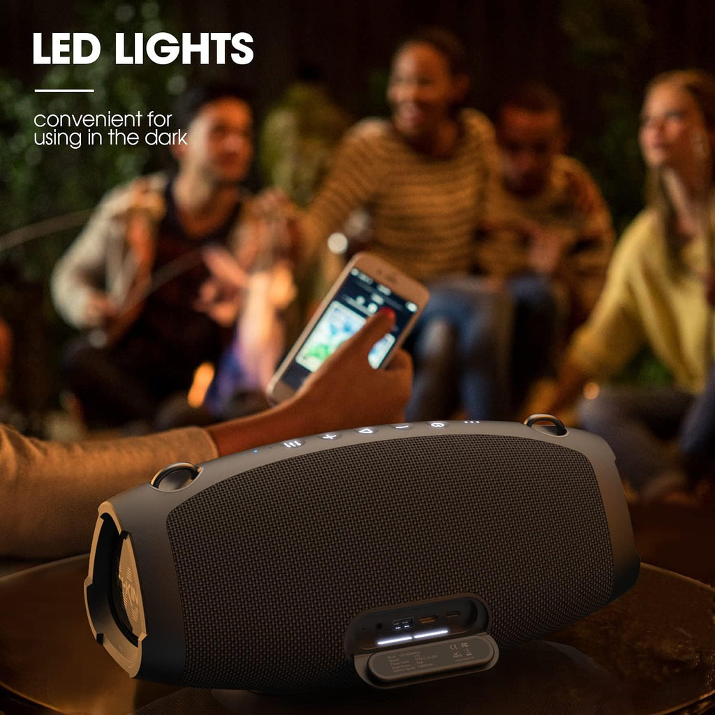 70W Bluetooth Portable Wireless Speaker with Power Bank D978807