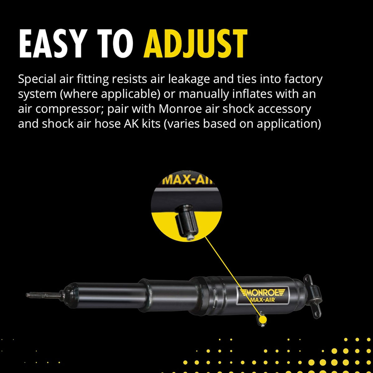 Max-Air Adjust Shock Absorber Pack of 2 K32714