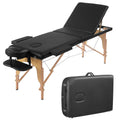 Adjustable 2 Section Massage Table with Carrying Bag, 500 lbs, Pink O8834