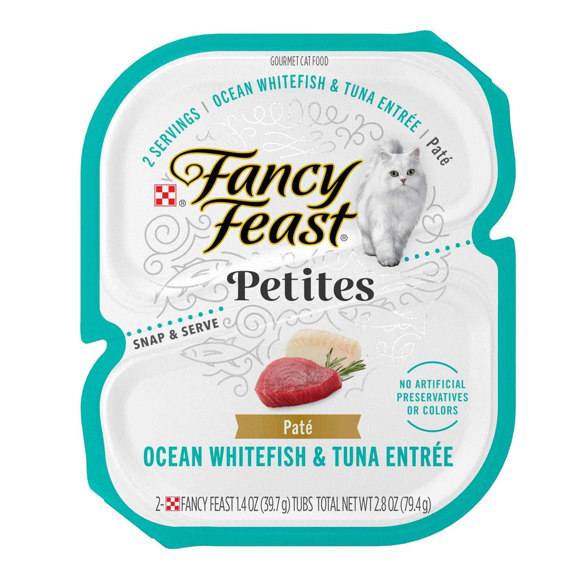 Ocean Whitefish & Tuna Pate Wet Cat Food S477