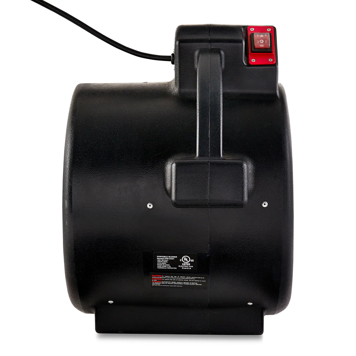 1/4 HP 2-Speed Utility Fan Air Mover Black L294669