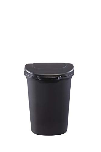 13 Gallon Black Touch Top Trash Can K9986