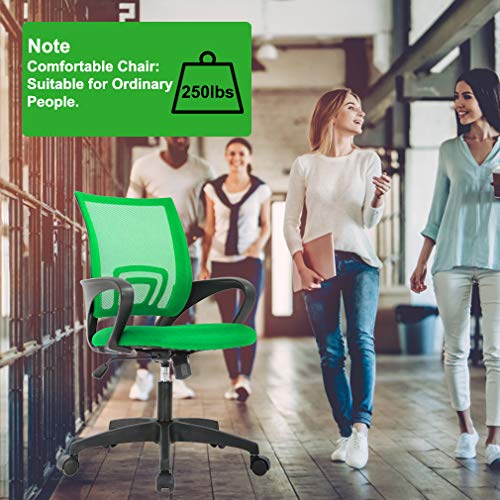 Black Ergonomic Mesh Office Chair with Lumbar Support and Armrest Z98152