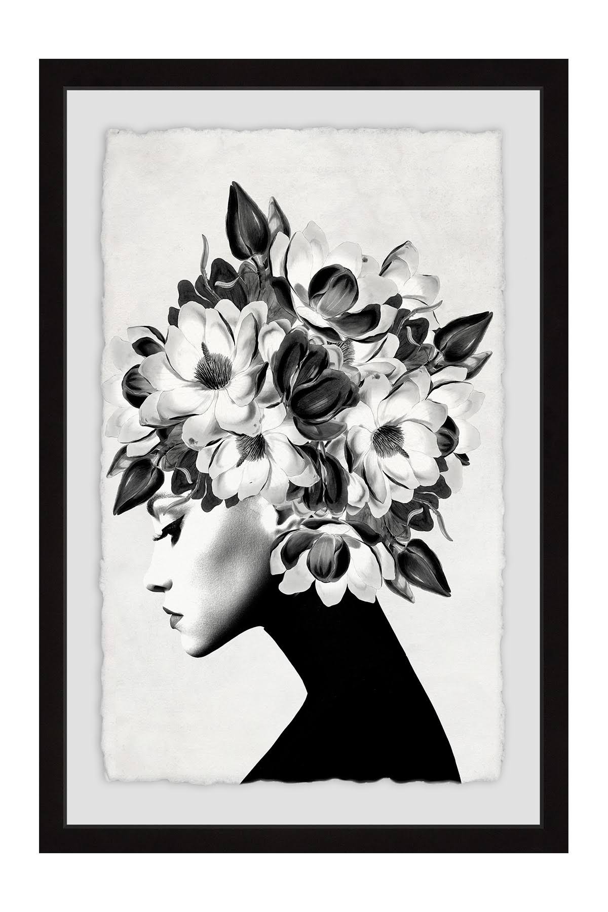Framed Giclee Woman 45 inch x 30 inch K1612
