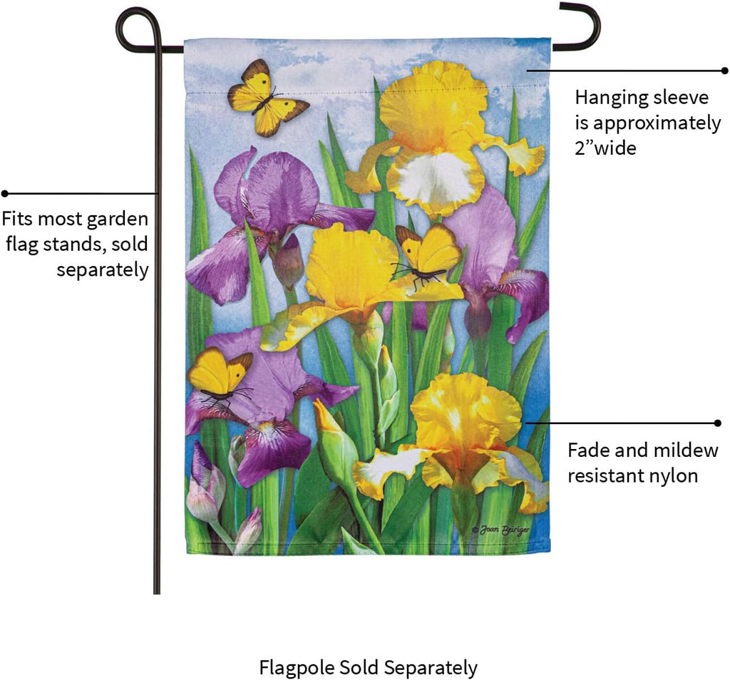Suede Garden Flag 12x18 double sided I955683