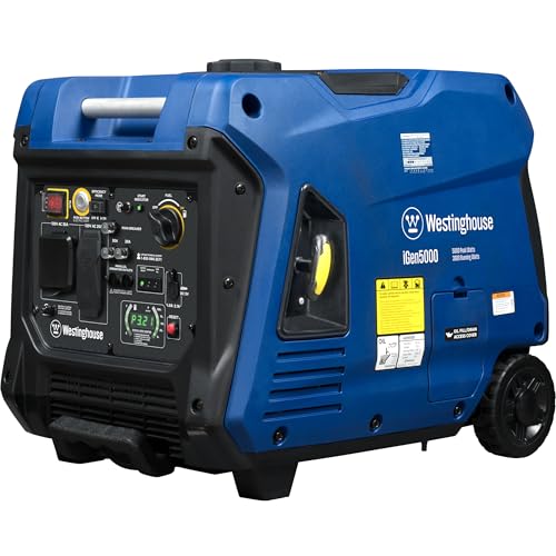 5000 Peak Watt Dual Fuel Portable Inverter Generator Z46564