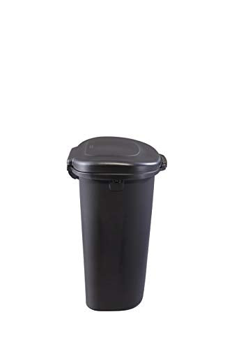 13 Gallon Black Touch Top Trash Can K9986