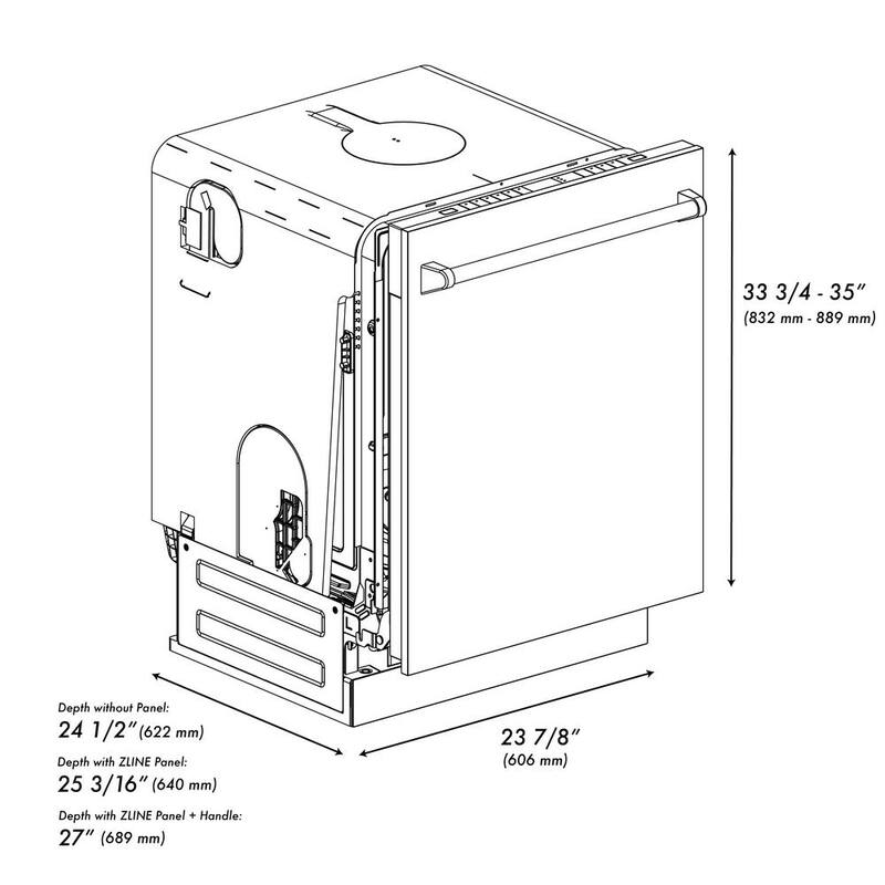 24 in. Top Control Tall Tub Dishwasher with 3rd Rack K228