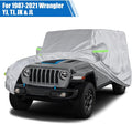 All Weather Waterproof Car Cover with Door Zipper I815283