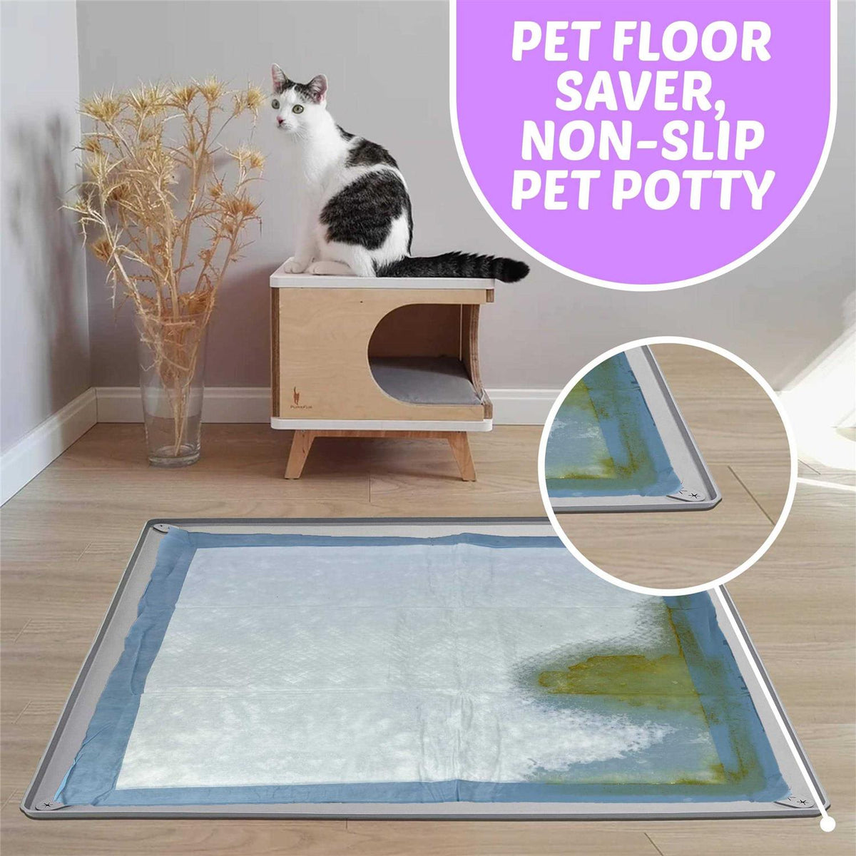 Puppy Pad Holder Tray No Spill P565080