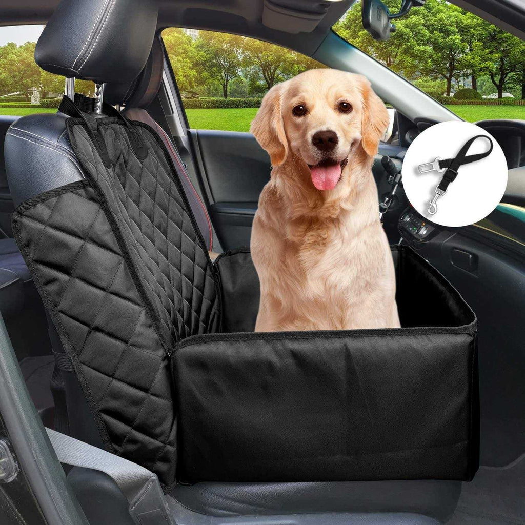 Pet Front Seat Cover Dog Booster Seat Waterproof 2 in 1 R29747
