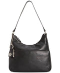 Black Nappa Leather Hobo Bag Q17876