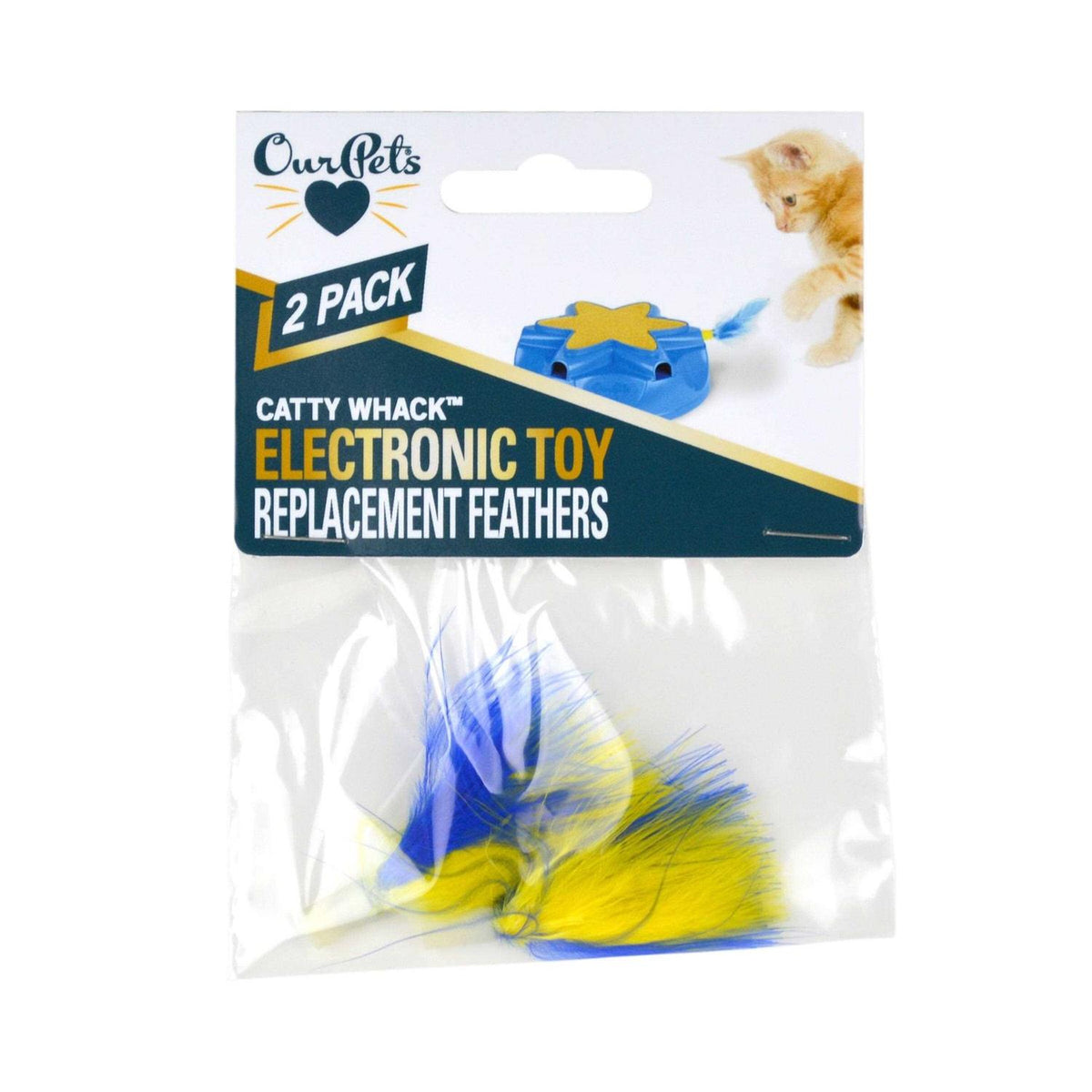 Interactive Cat Toy Replacement Feathers P278
