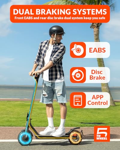 Electric Scooter with 10" Solid Tires, 350W Motor, 18 MPH, 19.9 Miles Range, Foldable J69143