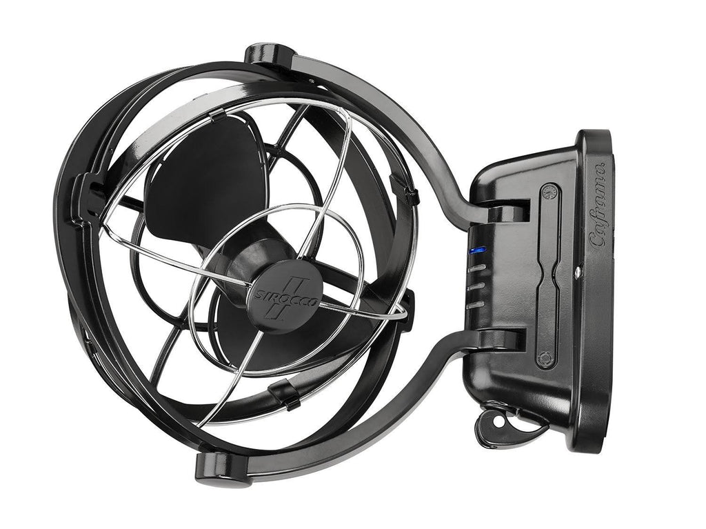 3-Speed 7x22 Gimbal Fan Black 12-24V P60366