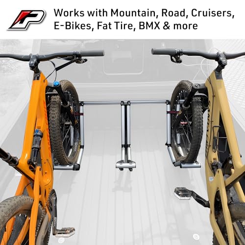All-Aluminum Truck Bed 2 Bike Rack A6641