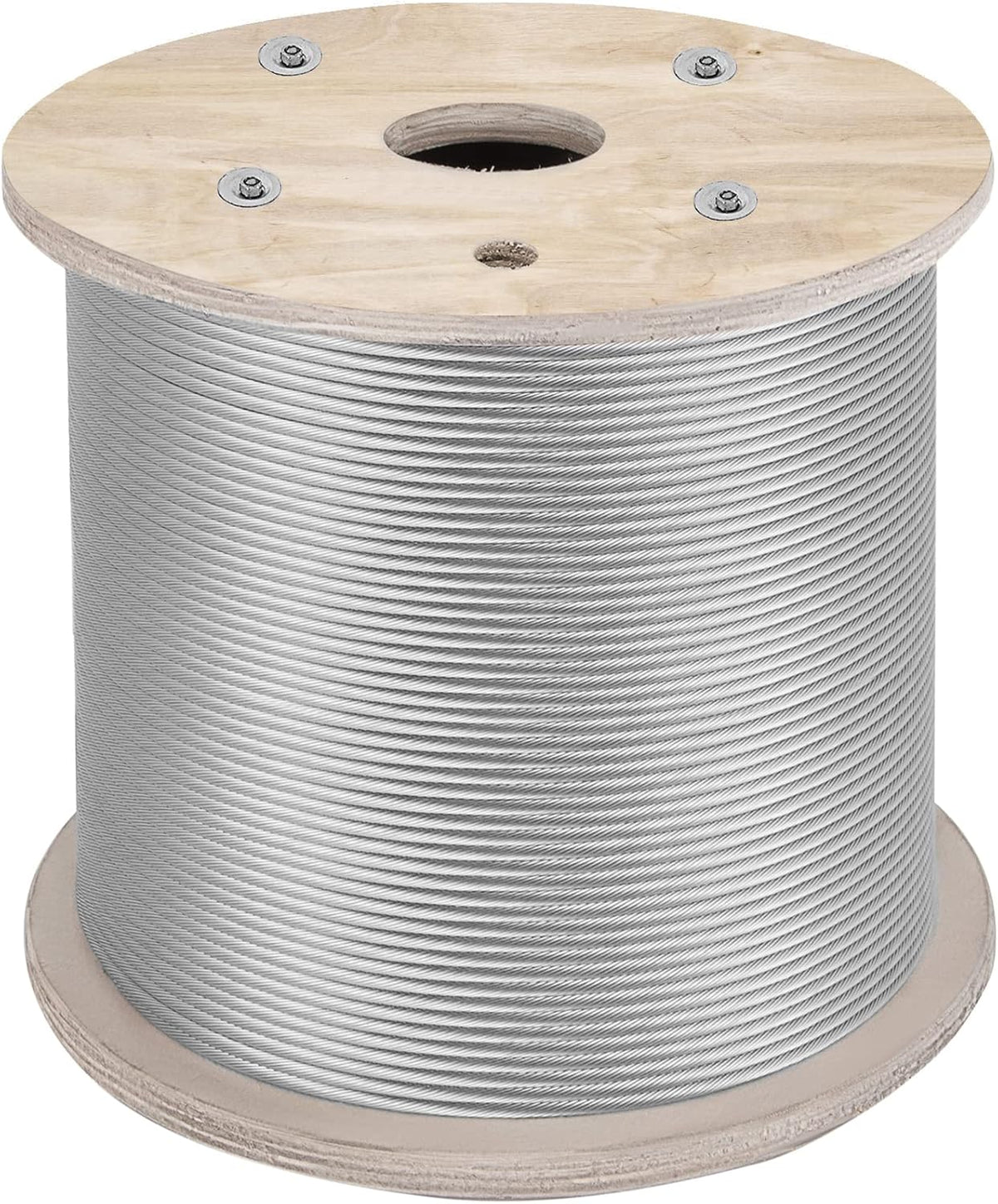 304 Stainless Steel Cable 1/4 Inch 7 X 19 Wire Rope 200Feet H379886