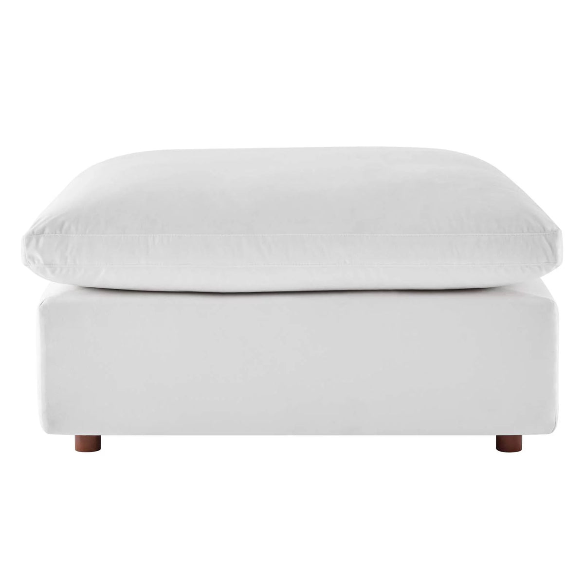 White Velvet Sectional Sofa Set Q403