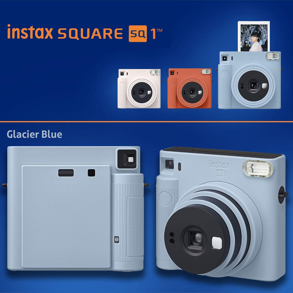 Terracotta Orange Instant Camera + Instant Film + Accessory Bundle S378773