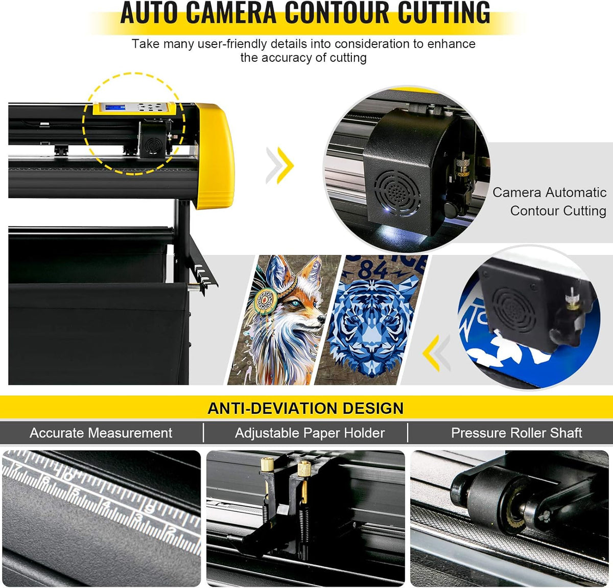 Vinyl Cutter Machine, 34 in Plotter Printer with Floor Stand U2184