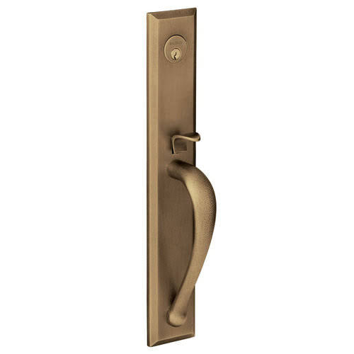 Satin Black Left Hand Dummy Entry Handleset Q320816